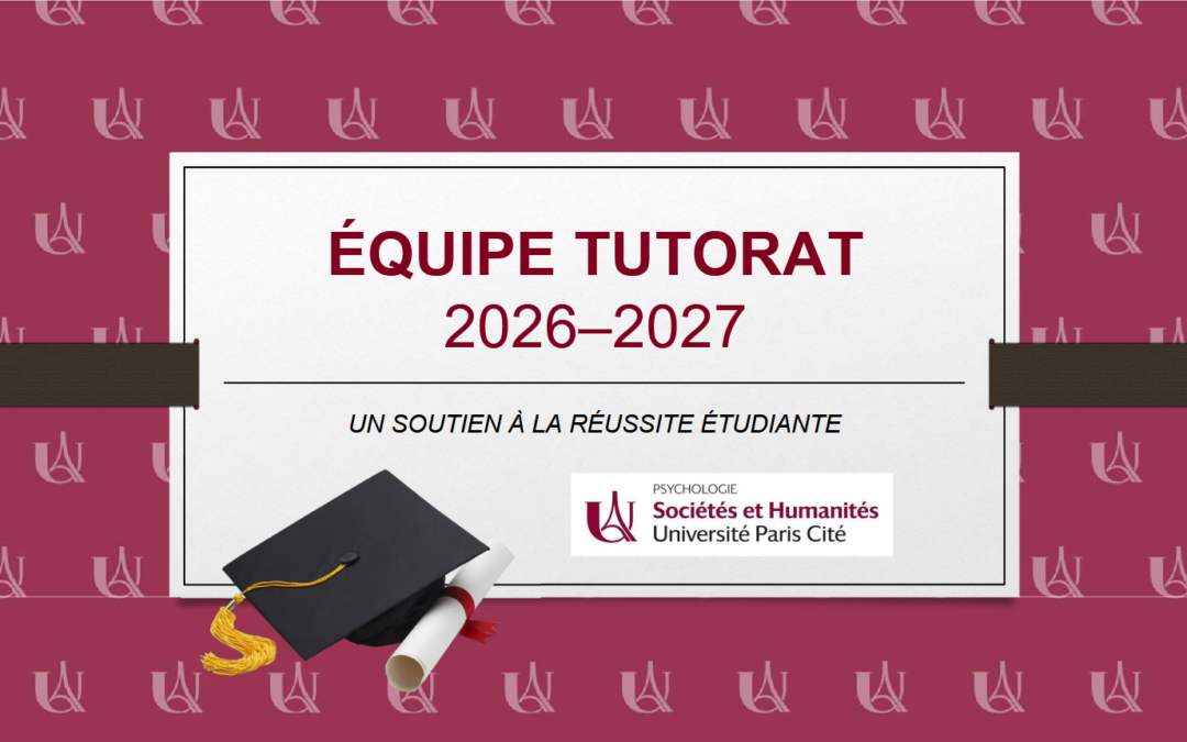 La nouvelle équipe tutorat de l’Institut de Psychologie